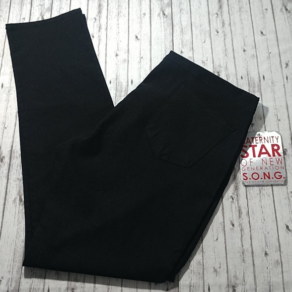 S.O.N.G. Pants - NWT S.O.N.G. Black Straight Leg Maternity Pants